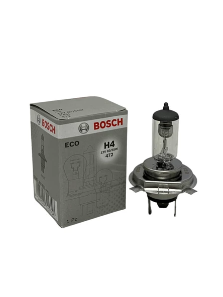 H4 Eco 12V 55/60W P43T Tırnaklı Far Ampulü ürün görseli 1