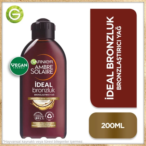 Garnier Ambre Solaire Yoğun Bronzlaştırıcı Yağ GKF2 200ML ürün görseli 1