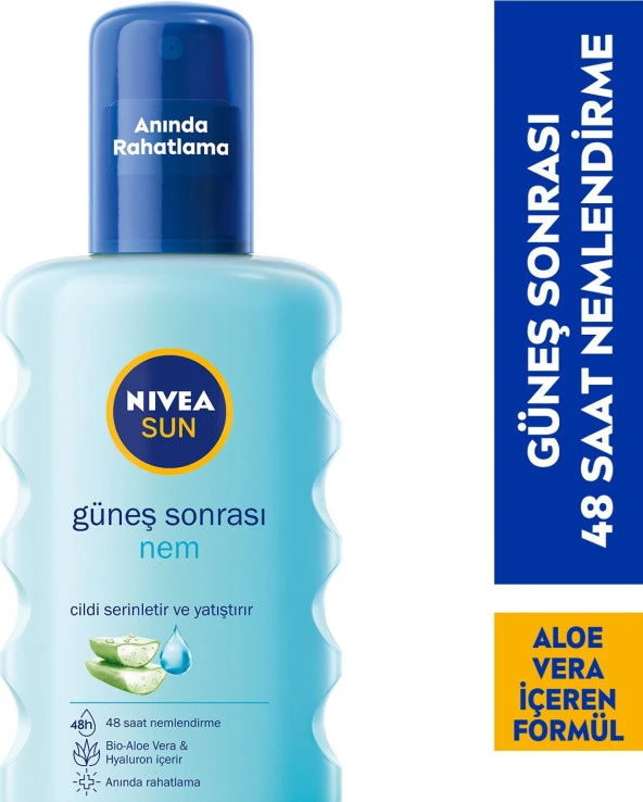 Nivea Sun Güneş Sonrasi Nem Cildi Rahatlatan Nemlendirici Sprey 200 Ml ürün görseli 1
