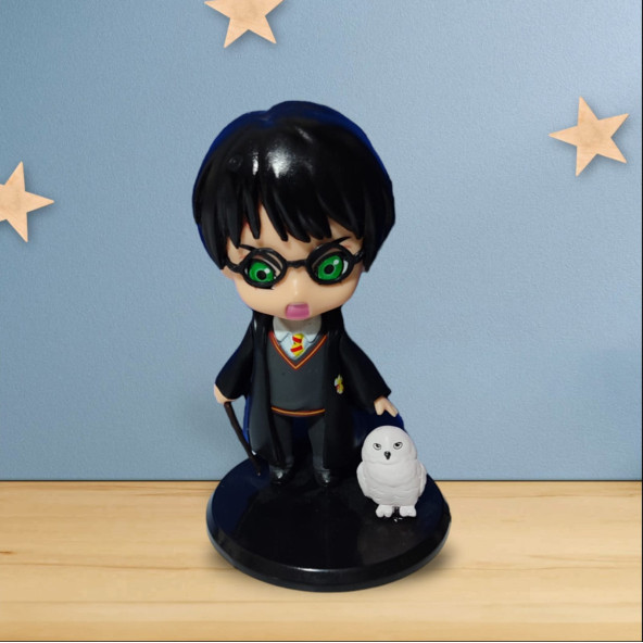Harry Potter Mini Figür Baykuşlu 10 cm - Resim 3
