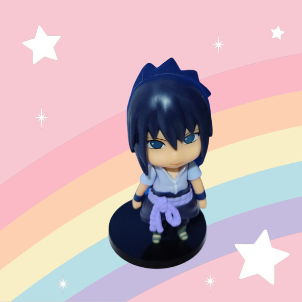 Naruto Shippuuden Sasuke Action Figür Biblo Masaüstü Süsü 10 cm ürün görseli 1