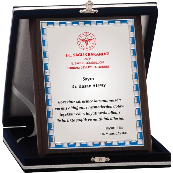 ODAK KUPA - Ahşap Plaketler - PL-049-M B - 15x20 cm ürün görseli 1