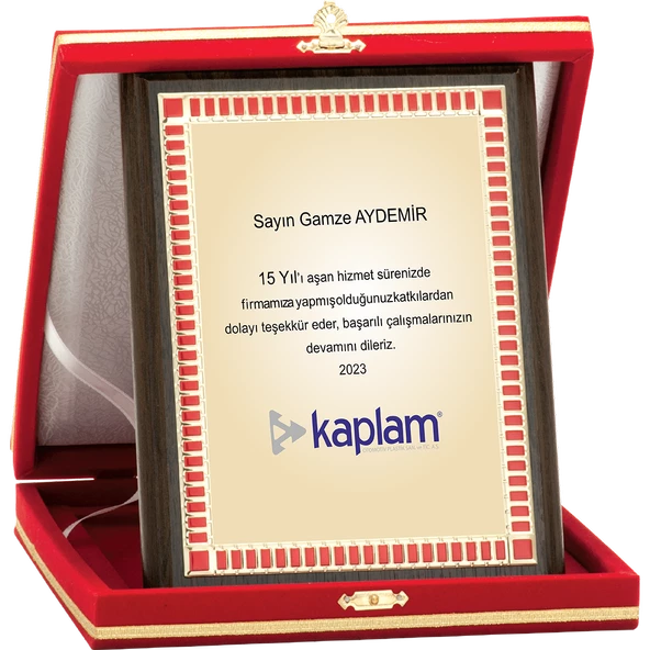 ODAK KUPA - Ahşap Plaketler - PL-053-M B - 15x20 cm ürün görseli 1