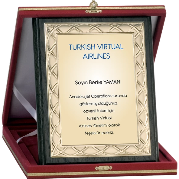 ODAK KUPA - Ahşap Plaketler - PL-057-M A - 18x24 cm ürün görseli 1