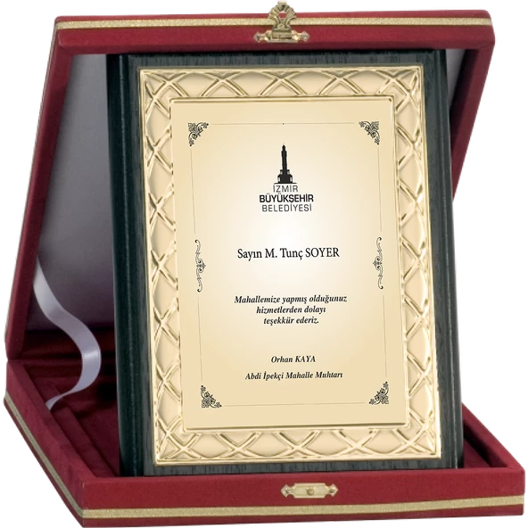ODAK KUPA - Ahşap Plaketler - PL-057-M B - 15x20 cm ürün görseli 1