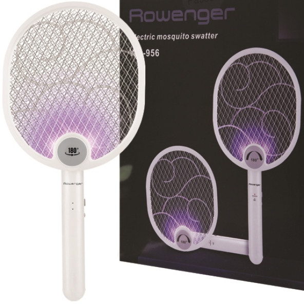 Rowenger WD-956 USB Şarjlı Katlanabilir Uv Işıklı Elektrikli Sivrisinek Öldürücü Raket Lamba ürün görseli 1