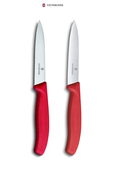 Victorinox Bıçak Seti 2 Li Kırmızı - Resim 2