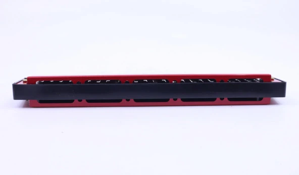 Harmonica Büyük Boy Mızıka Kırmızı - Resim 4
