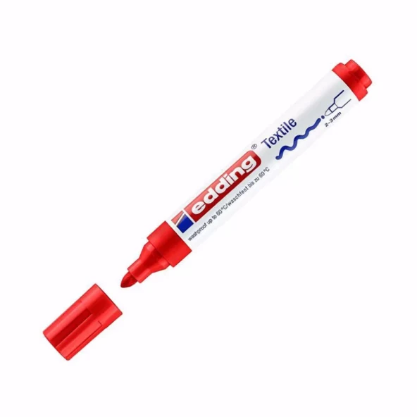 Edding Tekstil Kalemi 2-3mm 4500-Carmine Red ürün görseli 1