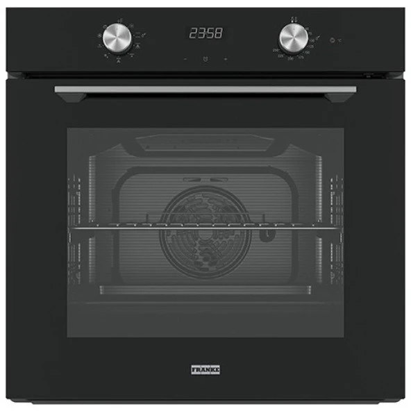 FRANKE MARİS FMA 86 H BK BLACK SİYAH CAM ANKASTRE FIRIN ürün görseli 1
