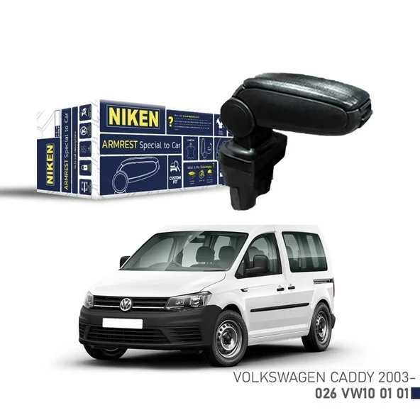 Niken VW Caddy 2003- Araca Özel Kol Dayama Siyah ürün görseli 1
