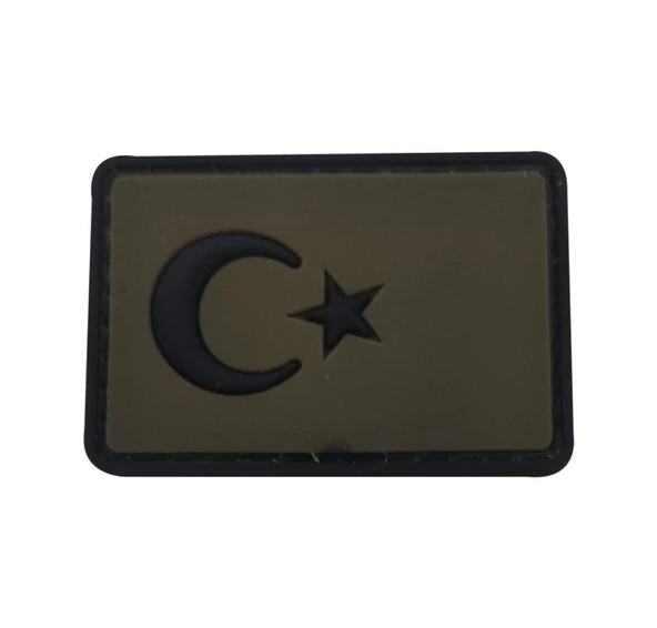 Single Sword BAYRAK Plastik Patch - Peç Küçük Boy 3.5 Cm X 5 Cm ürün görseli 1
