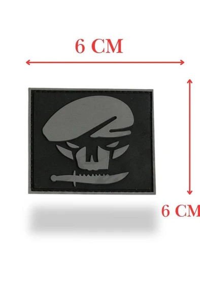Single Sword BERE-BIÇAK Plastik Patch - Peç 6Cm X 6Cm - Resim 7