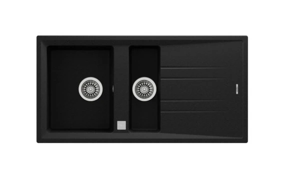 Teka Stone 60 B-TG Auto Metalik Siyah Granit Evye ürün görseli 1