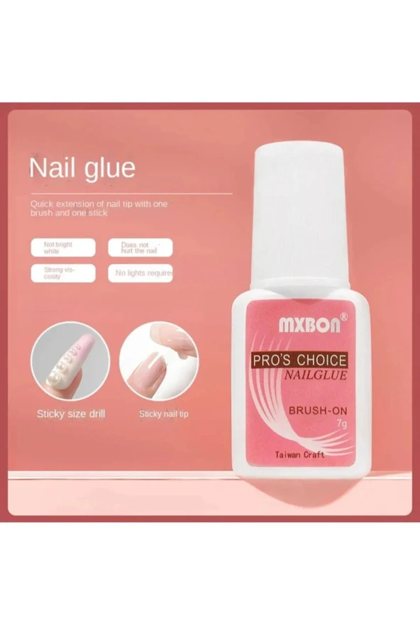 Fontenay Fırçalı Protez Tırnak Tips Yapıştırıcı Glue 7 g ürün görseli 1