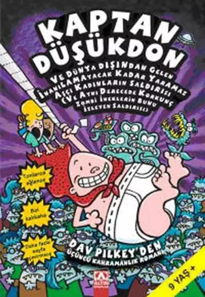 KAPTAN DÜŞÜKDON 9. KİTAP - KAPTAN DÜŞÜKDON VE HUYSUZ ÇINGIRAKLIDON'UN KORKUNÇ GERİ DÖNÜŞÜ ürün görseli 1