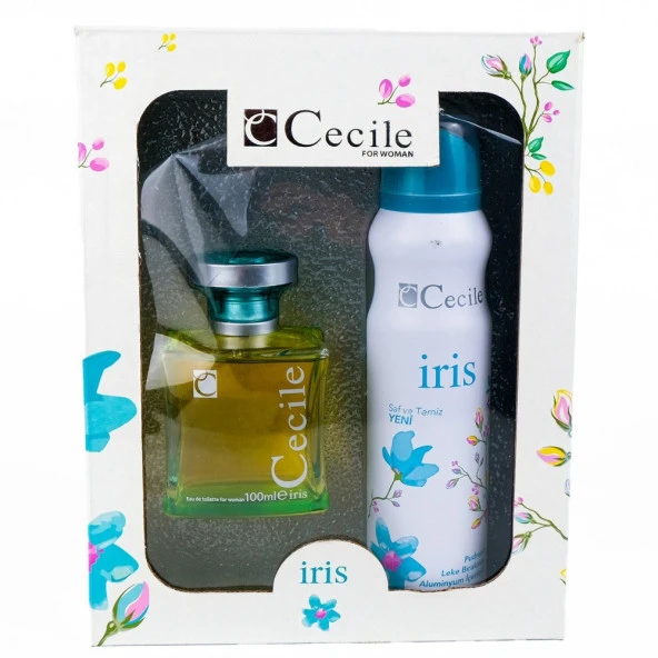 Cecile Women Edt 100 Ml+Deo Irıs ürün görseli 1