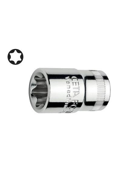 Ceta Form E4 3/8" Dış Torx Lokma Anahtar C16-04 ürün görseli 1