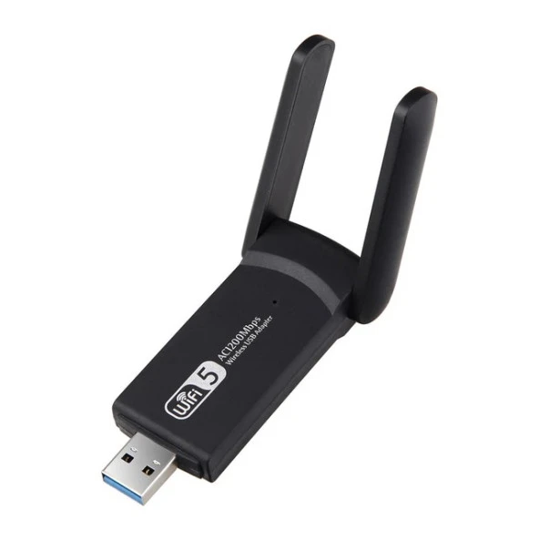 Alfalink AL-WF5 Usb 3.0 Dual Band 1300mhz Çift Anten Kablosuz Adaptör ürün görseli 1