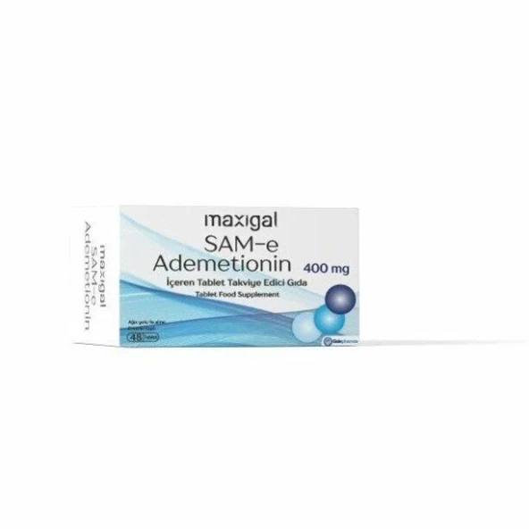 Maxigal Sam-E Ademetionin 400 mg 48 Tablet ürün görseli 1