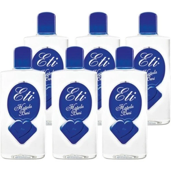 Eti Hatırla Beni Parfüm Kolonya Blue 230 Ml 6'Lı ürün görseli 1