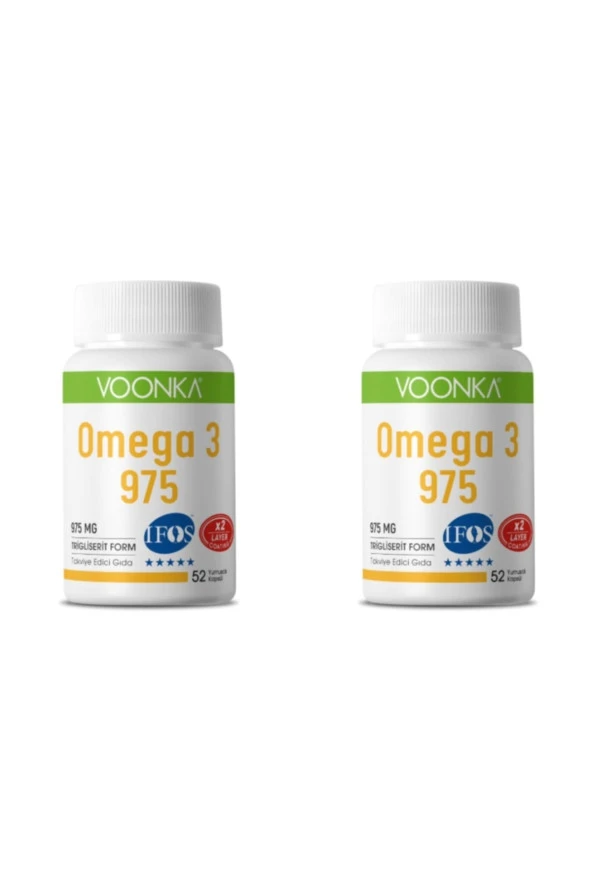 Voonka Omega-3 975 mg 50 Kapsül 2 Kutu ürün görseli 1