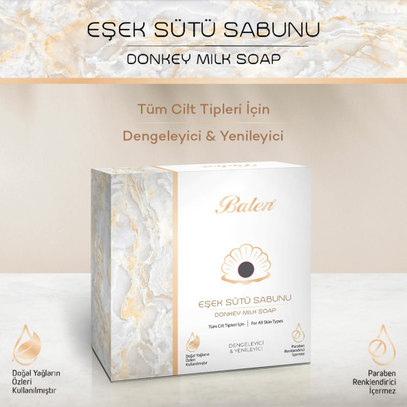 Balen Eşek Sütü Sabunu 125 gr ürün görseli 1