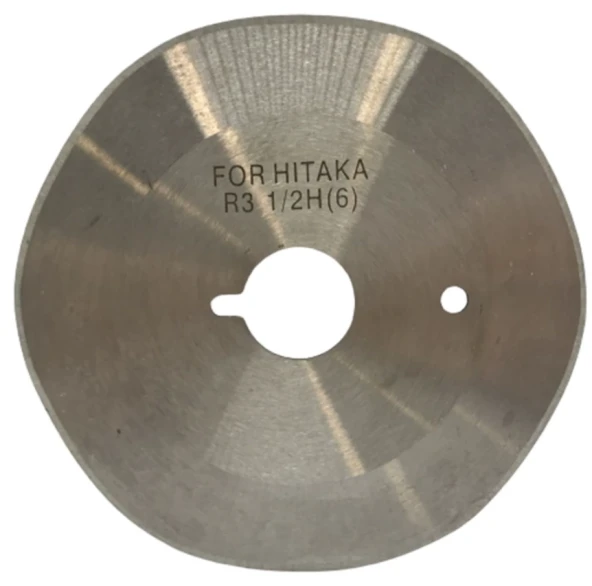 BDR Hitaka Yuvarlak Kumaş Kesim Motor 6 Köşe Bıçak / R3 1/2H(6) ürün görseli 1