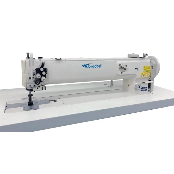 Broderi BD-1560-25''Broderi Çift İğne Çift Pabuç Deri Dikiş Makinası (Uzun Boyun: 64 Cm) (Büyük Mekik) ürün görseli 1
