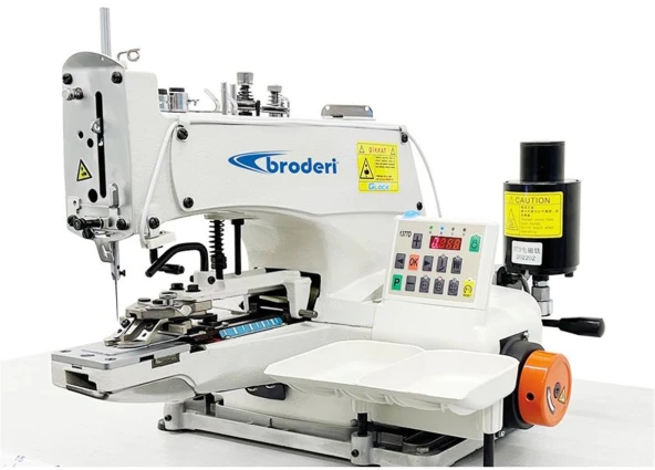 Broderi BD-1377 Çift Kurveli Düğme Makinası (Direct Drive) ürün görseli 1