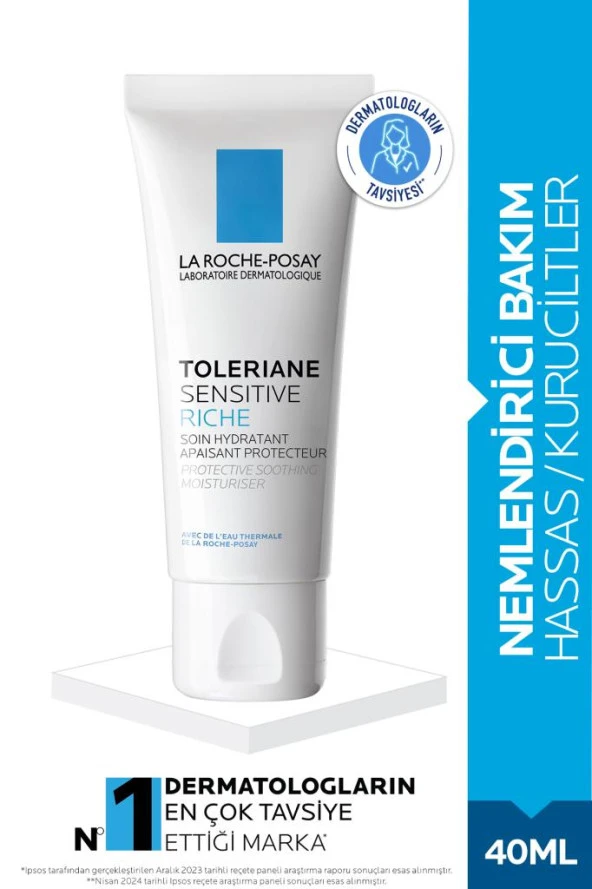 La Roche Posay Toleriane Sensitive Riche 40 ML- SKT: 03/2028 ürün görseli 1