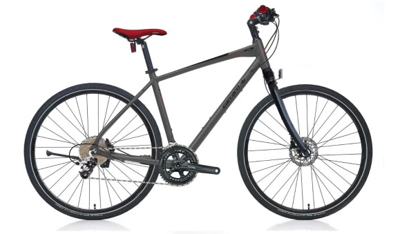 Carraro Sportive 250 508H 22V Mat Antrasit Siyah Kırmızı Şehir Bisikleti ürün görseli 1