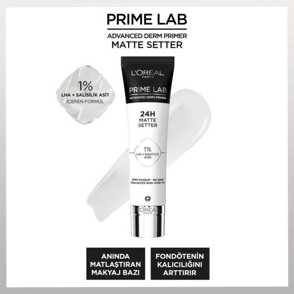 L'oréal Paris Prime Lab Matte Setter Matlaştırıcı Makyaj Bazı ürün görseli 1