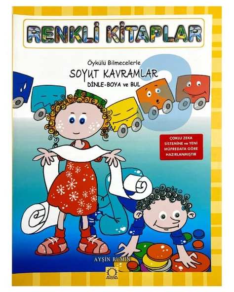 4-6 Yaş Renkli Kitaplar Soyut Kavramlar Angora Yayınevi ürün görseli 1