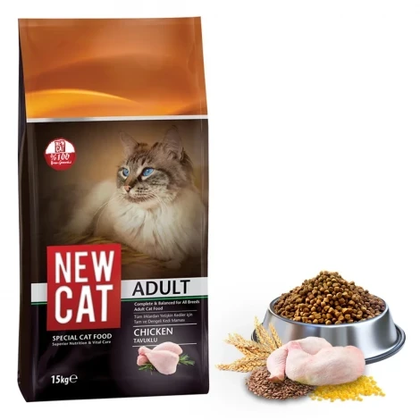 NewCat Tavuklu Yetişkin Kedi Maması 15 Kg ürün görseli 1