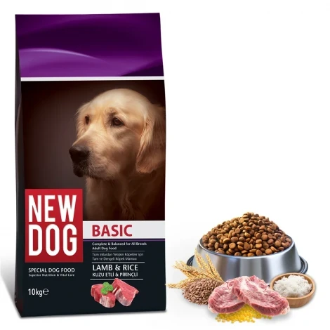 NewDog Basic Kuzu Etli Yetişkin Köpek Maması 10 Kg ürün görseli 1