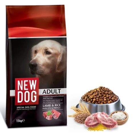 NewDog Kuzu Etli Yetişkin Köpek Maması 15 Kg ürün görseli 1