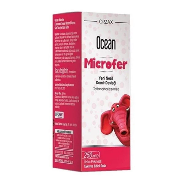 Orzax Ocean Microfer Şurup 250 ML ürün görseli 1