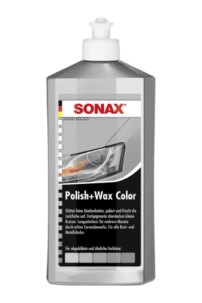 Sonax Renkli Nano Parlatıcı ve Koruyucu Cila Gri 500 ml ürün görseli 1