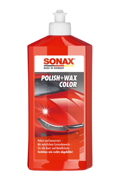 Sonax Renkli Nano Parlatıcı ve Koruyucu Cila Kırmızı 250 ml ürün görseli 1