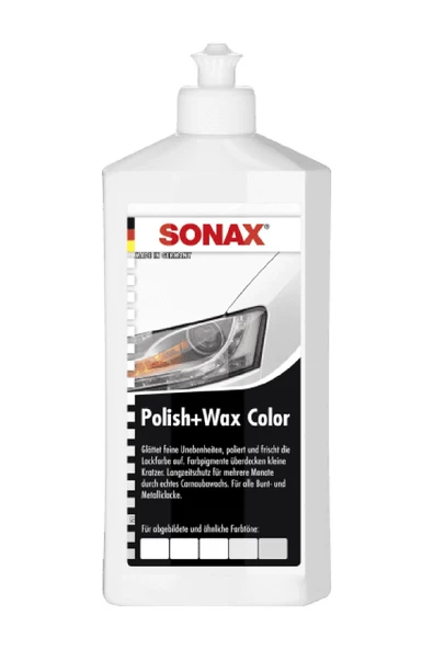Sonax Renkli Nano Parlatıcı ve Koruyucu Cila Beyaz 500 ml ürün görseli 1