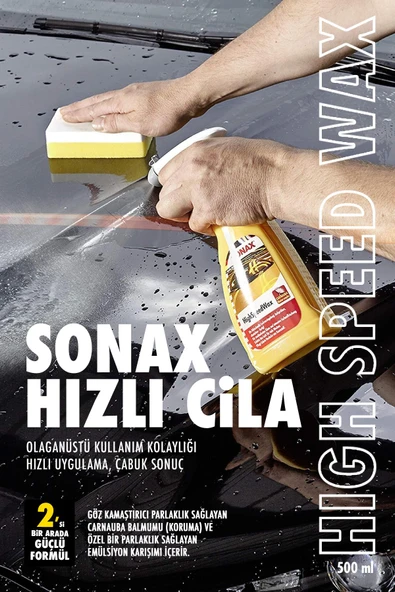 Sonax Hızlı Cila 500 ml - Resim 3