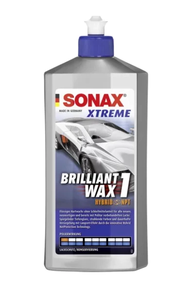 Sonax  Xtreme Çizik Giderici ve Parlatıcı Cila Hybrid NPT Yeni Araçlar için 250 ml. (No:1) ürün görseli 1