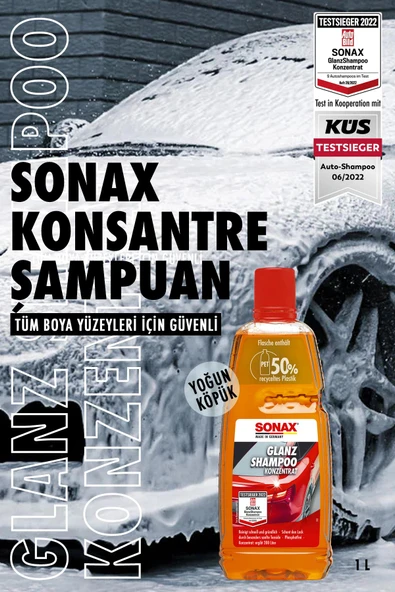 Sonax Konsantre Şampuan 1 lt - Resim 2