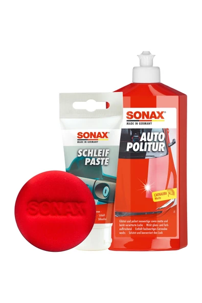 Sonax Hızlı ve Kolay Çizik Giderme ve Parlatma Seti (Eko) ürün görseli 1