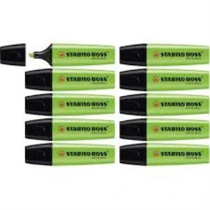 STABILO BOSS FOSFORLU KALEM YESIL 10 LU (70/33) ürün görseli 1