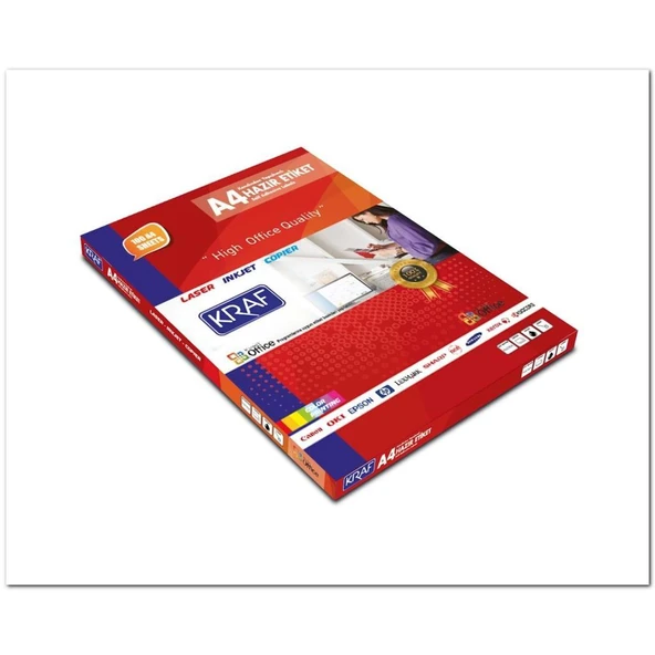 KRAF LASER ETIKET 2095 30x12 (95x100=9500)HB1095 ürün görseli 1