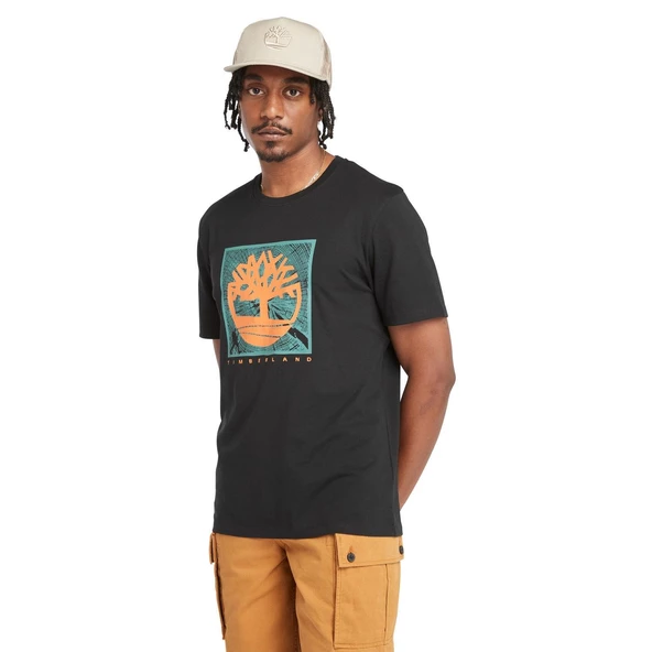 Timberland Short Sleeve Front Graphic Tee Erkek T-Shirt TB0A5UDB0011 ürün görseli 1