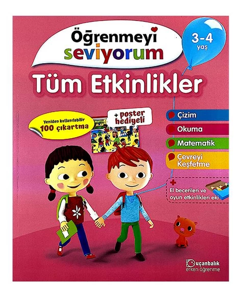 Öğrenmeyi Seviyorum Tüm Etkinlikler Uçanbalık Yayınları ürün görseli 1