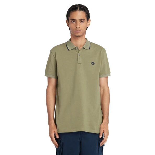Timberland Printed Neck Polo Erkek Tişört  TB0A26NF5901 ürün görseli 1